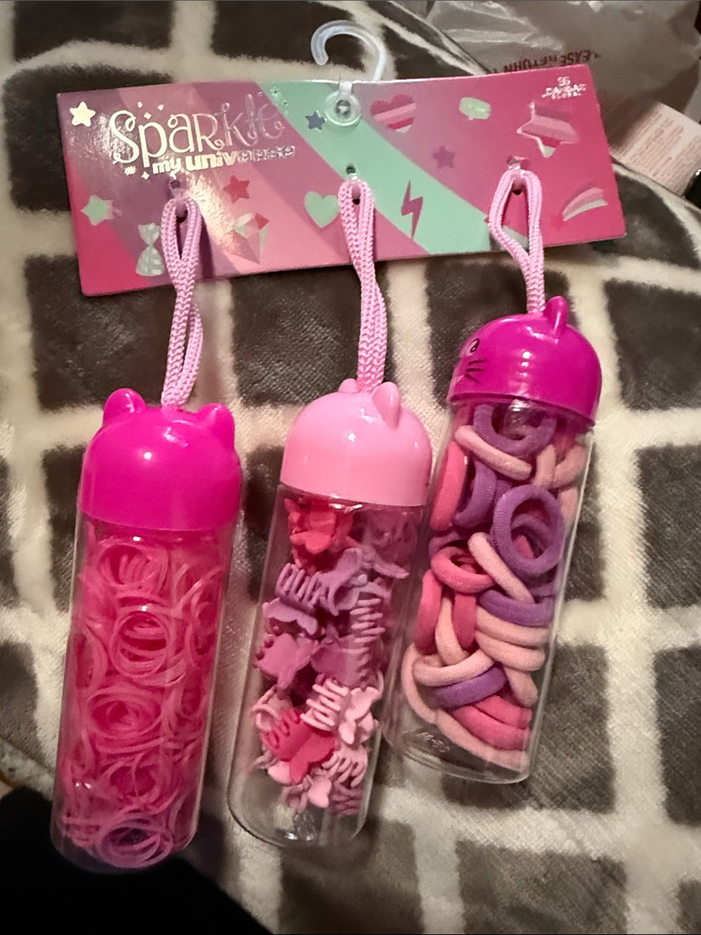 Pink & Purple Kids Hair Accessory Set